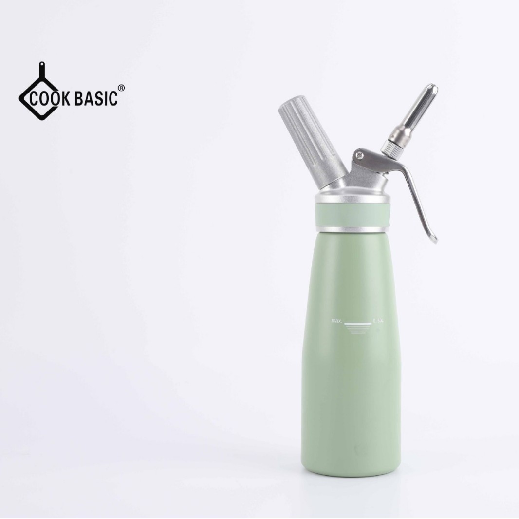 500ML全铝制奶油发泡器裱花枪蛋糕奶茶烘焙 creamwhipper