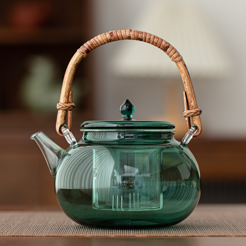 2024年新款玻璃烧水壶煮茶壶电陶炉大容量耐高温泡茶家用茶炉套装