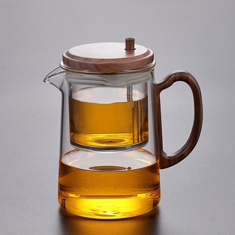 飘逸杯茶水分离泡茶壶全玻璃耐热过滤冲茶神器功夫茶具磁吸泡茶杯