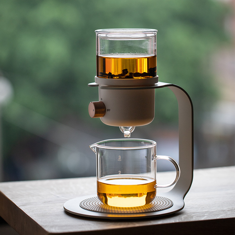跨境品德坊飘逸杯泡茶壶玻璃耐热懒人泡茶神器泡茶壶咖啡冲泡过滤
