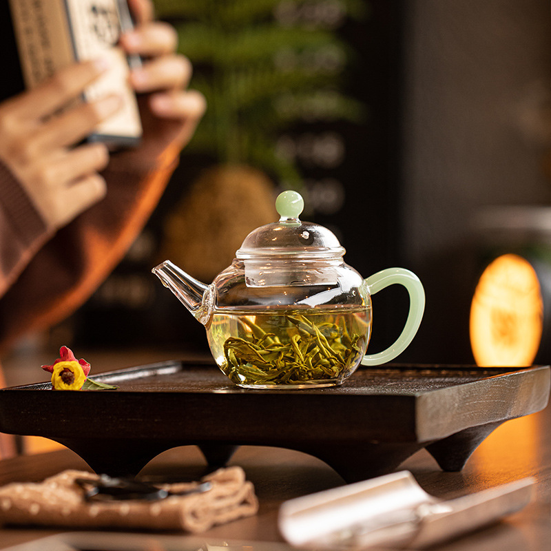 2024年原创设计 女士泡茶壶迷你冲茶器绿茶花茶小壶茶水分离茶具